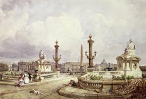 Place de la Concorde, ca. 1837